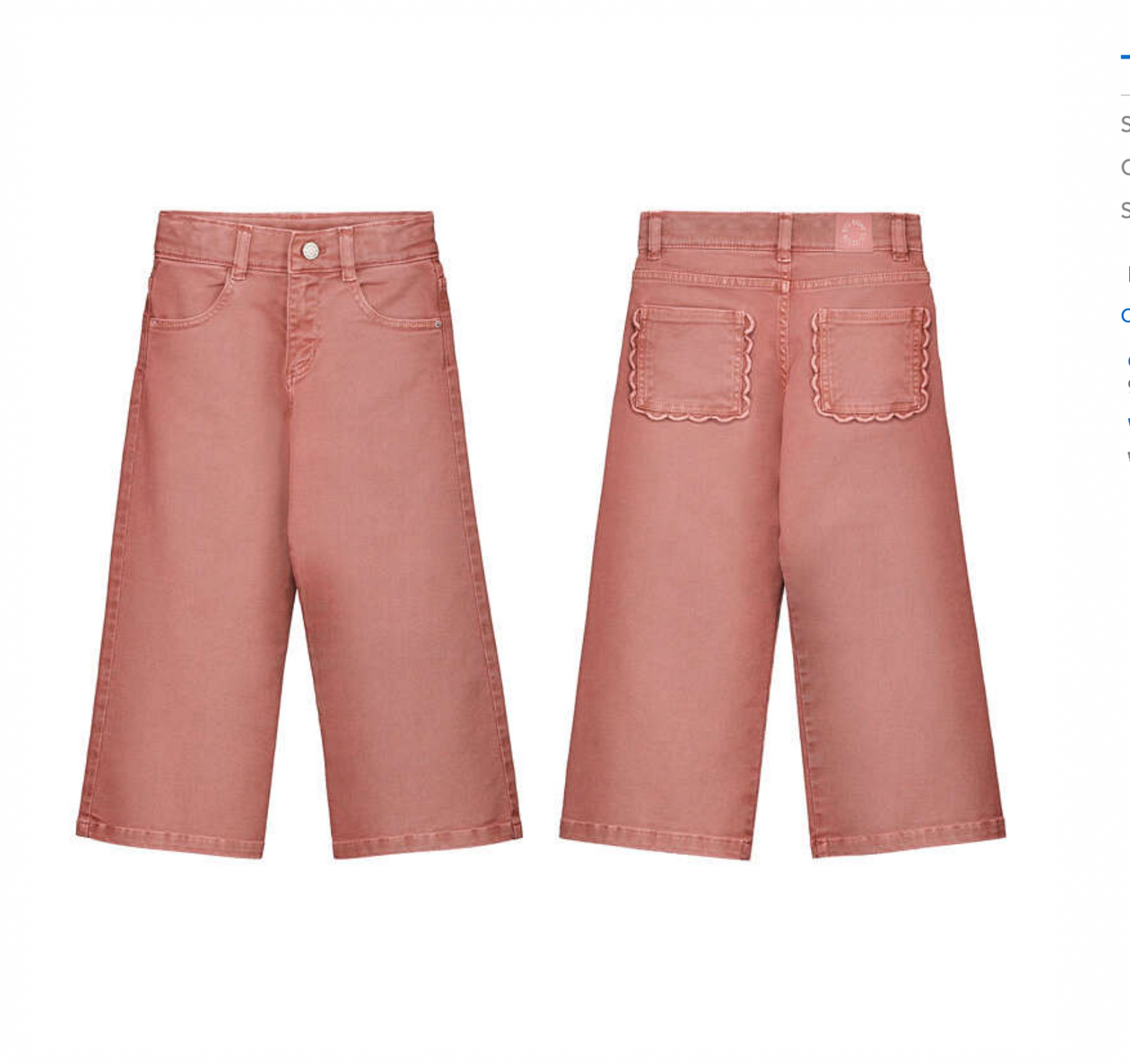 Mayoral Girl Ruffle Pocket Pants