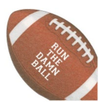 Run The Ball Luncheon Napkins