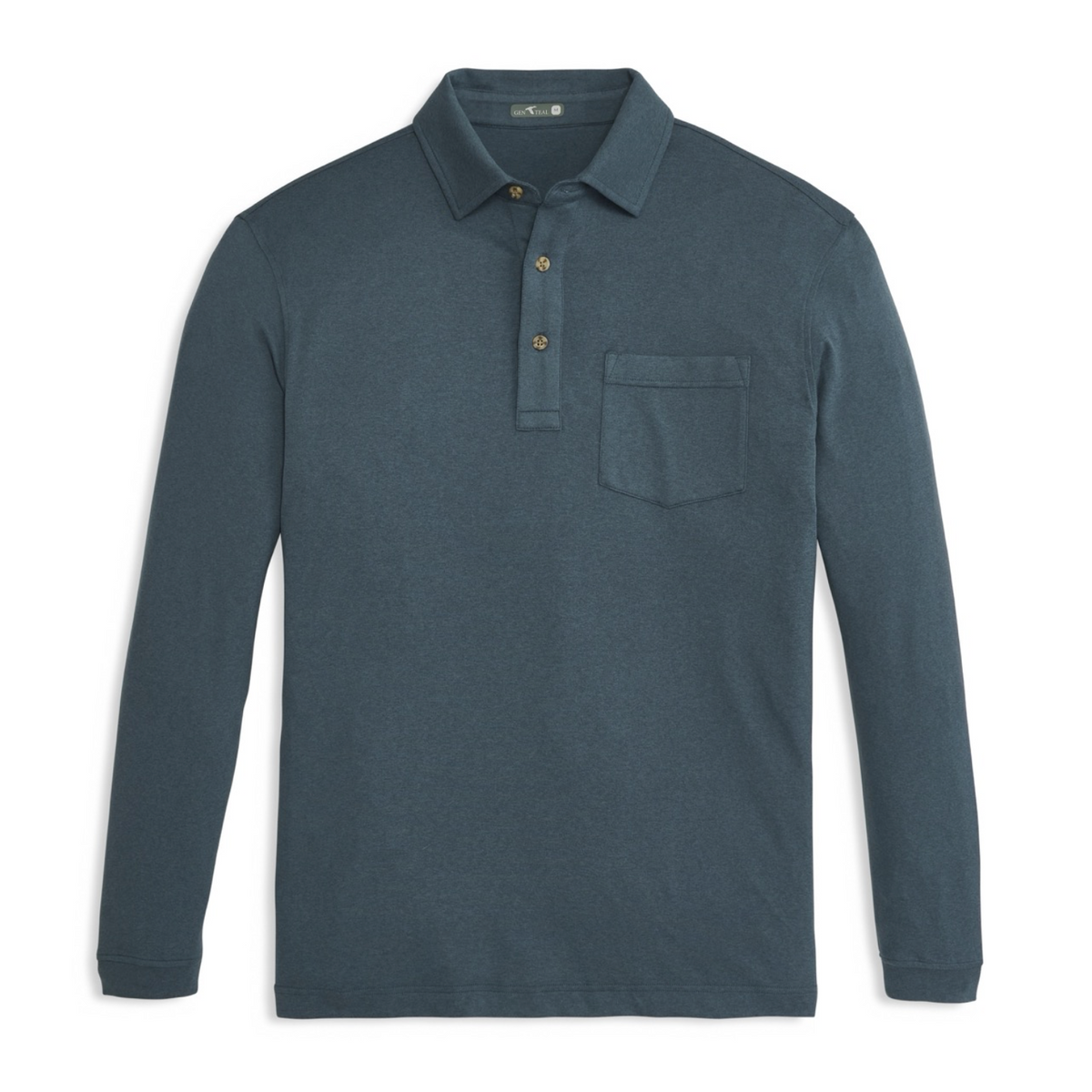 Indigo Wander Long Sleeve Polo