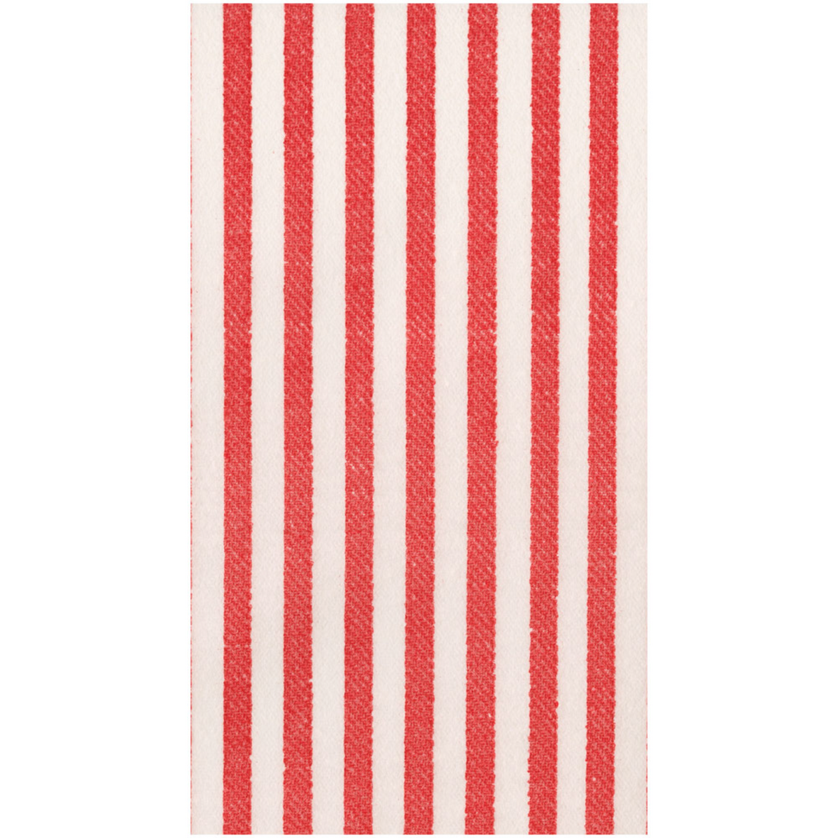 Melograno Red Stripe Linen Cocktail Napkin