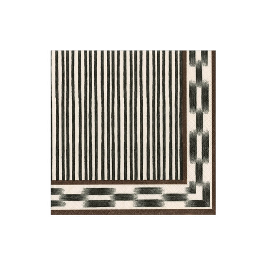 Boho Stripe Cocktail Napkin
