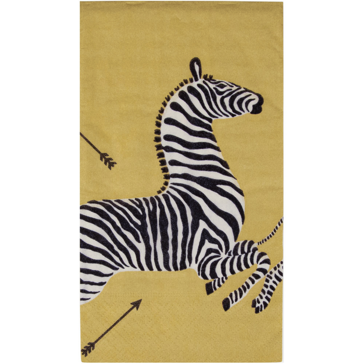 Zebra Gold Guest Towel
