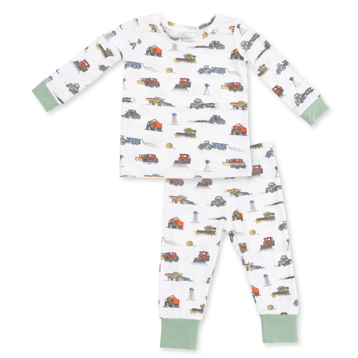 Farm Machines Long Sleeve Sleep Set