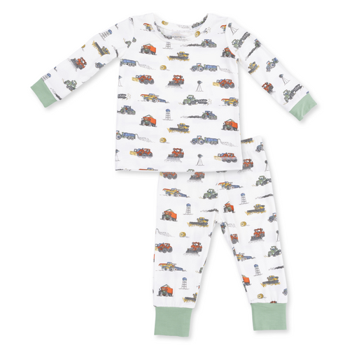 Farm Machines Long Sleeve Sleep Set