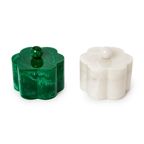 Marbleized Resin Covered Box