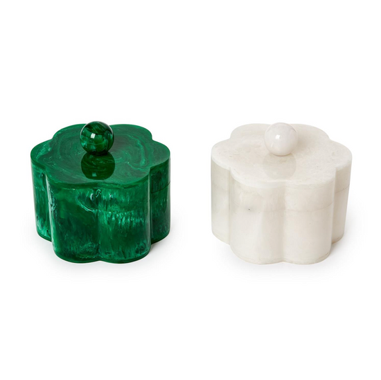 Marbleized Resin Covered Box