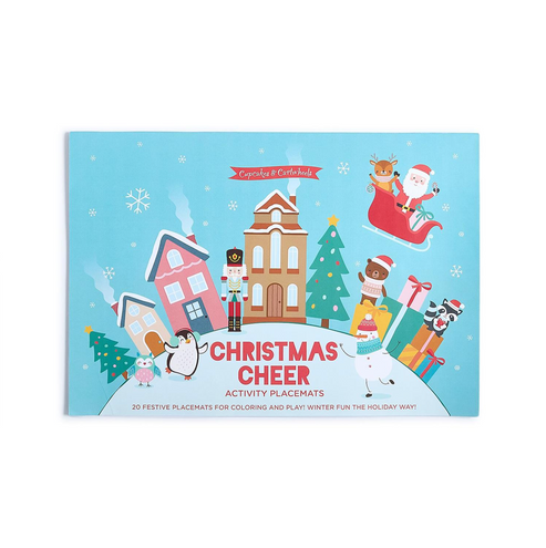 Christmas Cheer 20 Pc Coloring Placemats