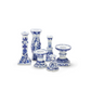 Blue and White Taper Candle Holders