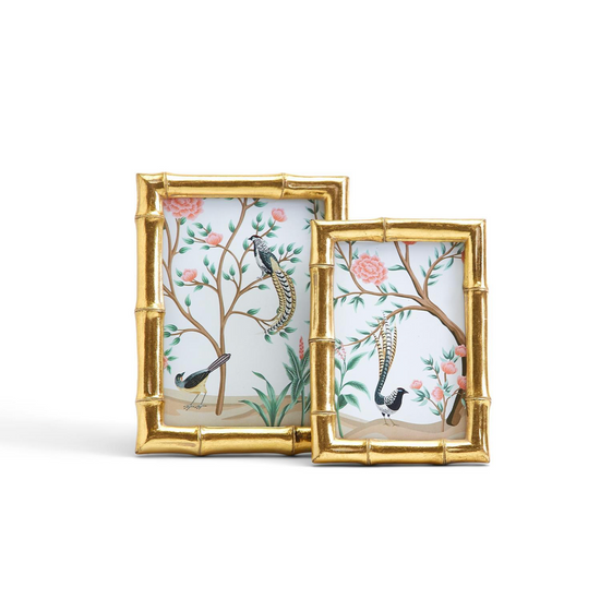 Gold Bamboo Picture Frame