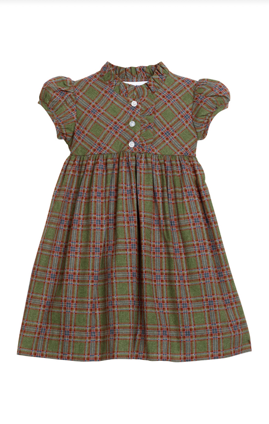 Birdie Dress in Thornhill Plaid
