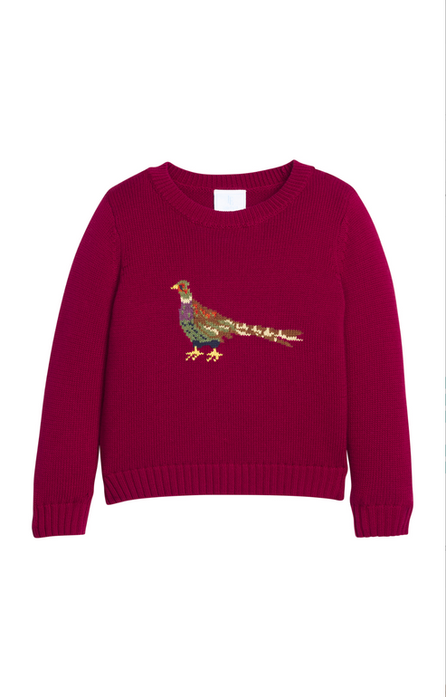 Pheasant Intarsia Sweater