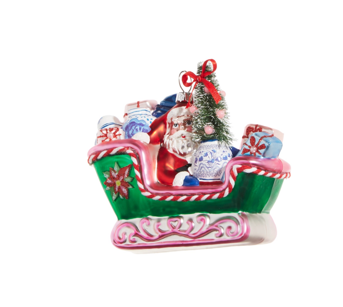 Chinoiserie Sleigh Ride Ornament