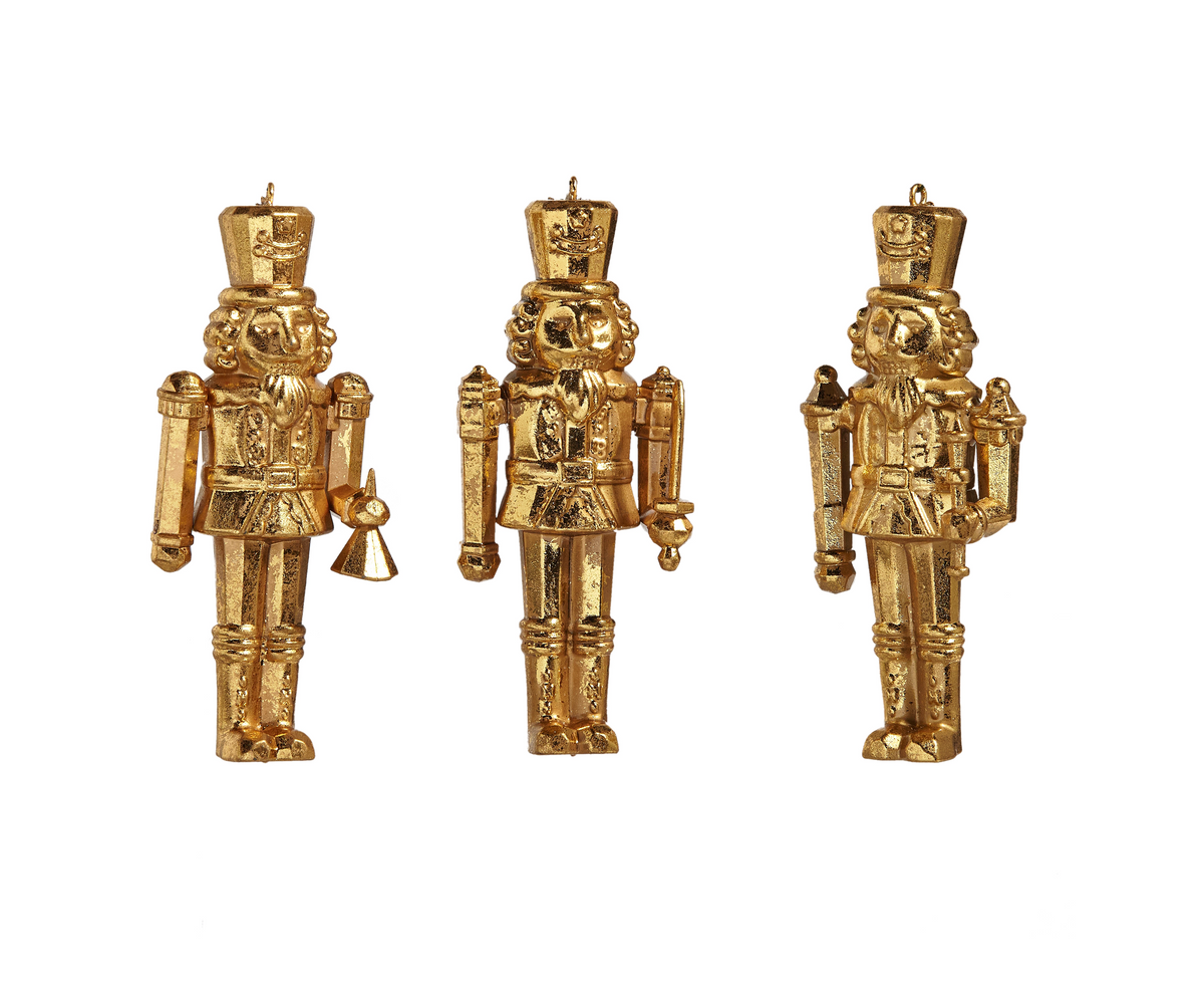 Golden Nutcracker Ornament
