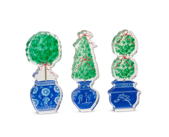 Acrylic Holiday Topiary