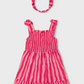 Mayoral Printed Dress with Matching Headband