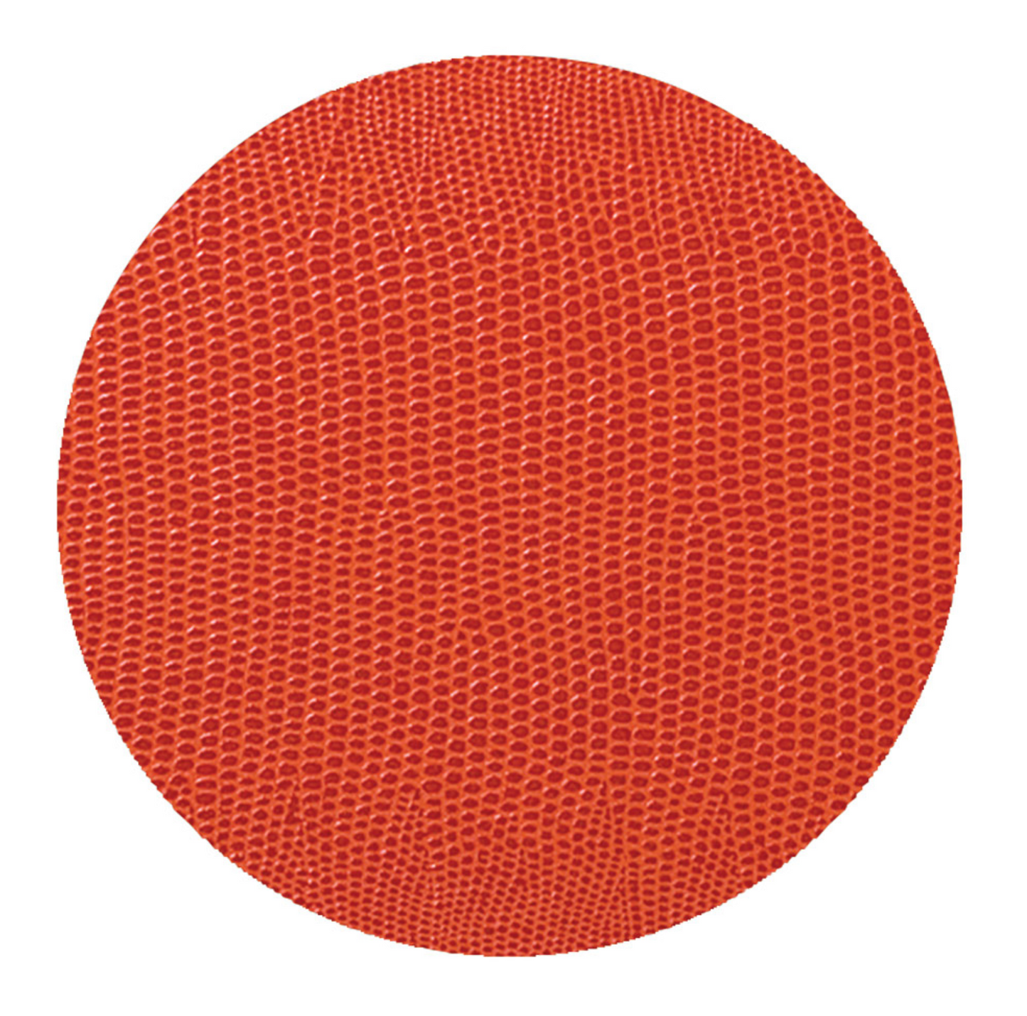 Orange Round Lizard Coasters