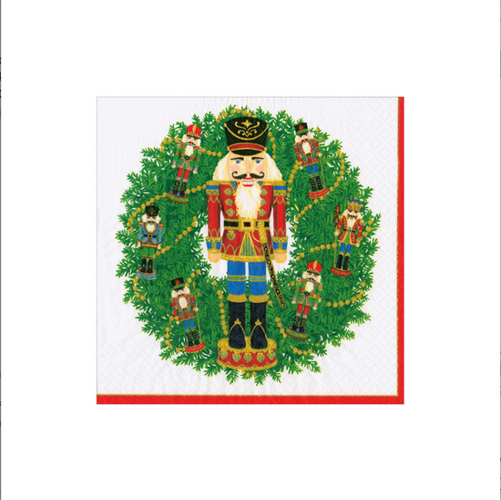Nutcracker Wreath Napkin