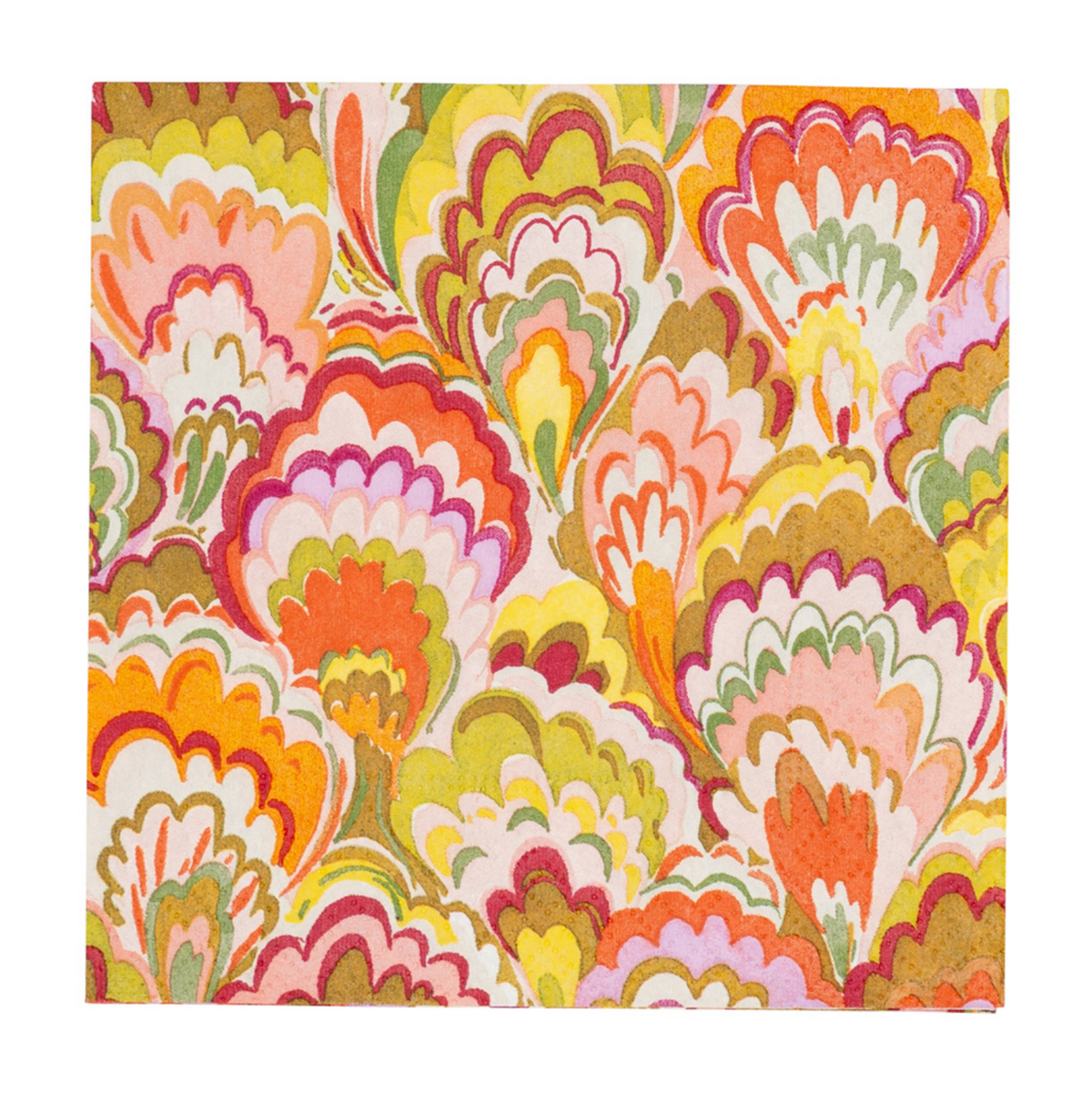 Raspberry Marbled Ceramica Napkin