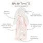 SIMPLE Blossom Bunny Buddy Blanket
