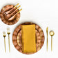 Fundamental Wood Ruffle Salad Plate