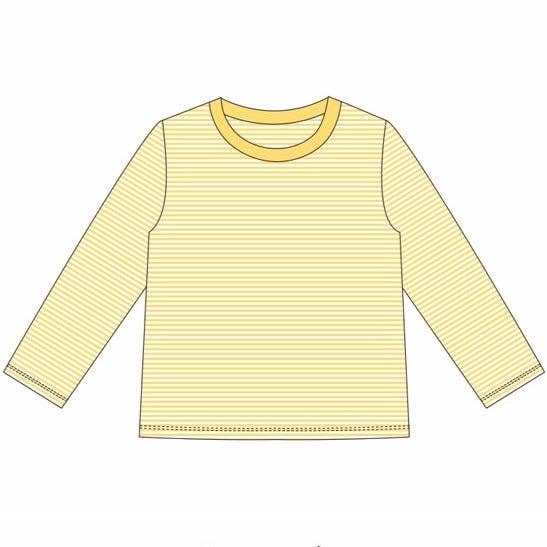 Knit Stripe Long Sleeve Shirt - BOLD Colors