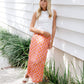 Sunset Check Tiffany Skirt