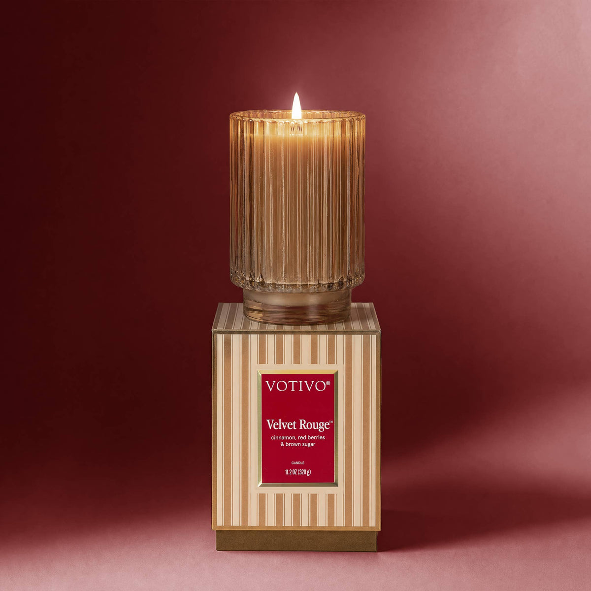 Velvet Rouge Holiday Candle 4pk