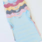 Knit Stripe Flutter Sleeve Shirt