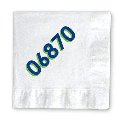 ZIP CODE-COCKTAIL NAPKINS