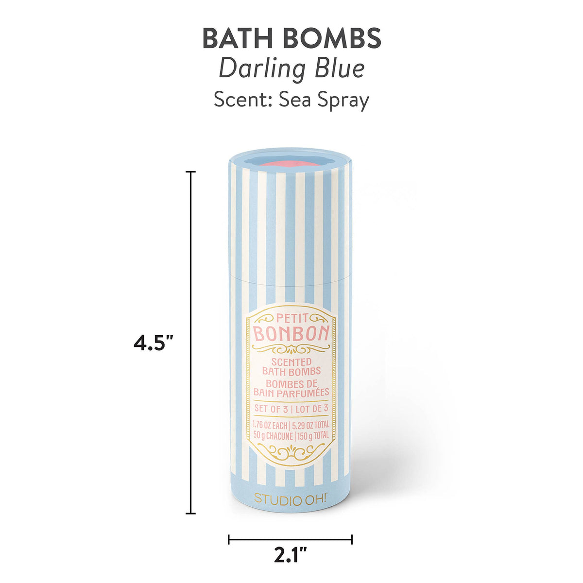 Petit Bonbon Darling Blue Bath Bombs