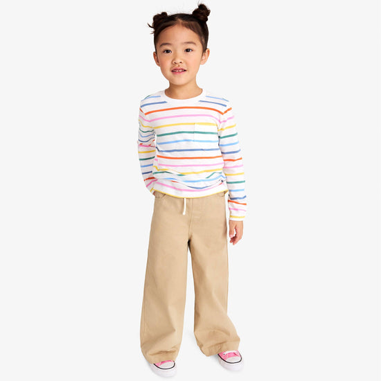 Kids cotton drawstring baggy pant