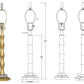 31" Moso Table Lamp - Gold (Base/Harp/Finial Only)