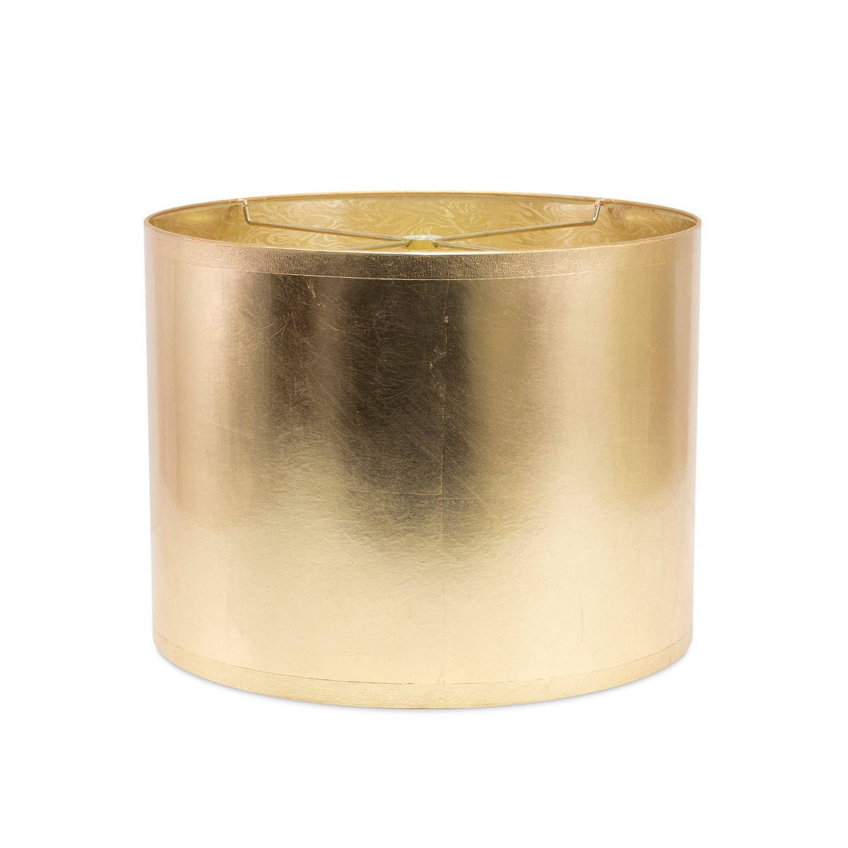 Round Gold Foil Lamp Shade 13/13" x 13/13" x 10"