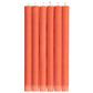 BRITISH COLOUR STANDARD - 25cm / 10'' H Rust Eco Dinner Candles, 25 per pack