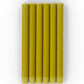 BRITISH COLOUR STANDARD - 25cm / 10'' H  - Green Muscat Eco Dinner Candles, Gift Box of 6