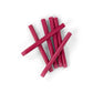 BRITISH COLOUR STANDARD - 25cm / 10'' H  - Medici Crimson Eco Dinner Candles, Gift Box of 6