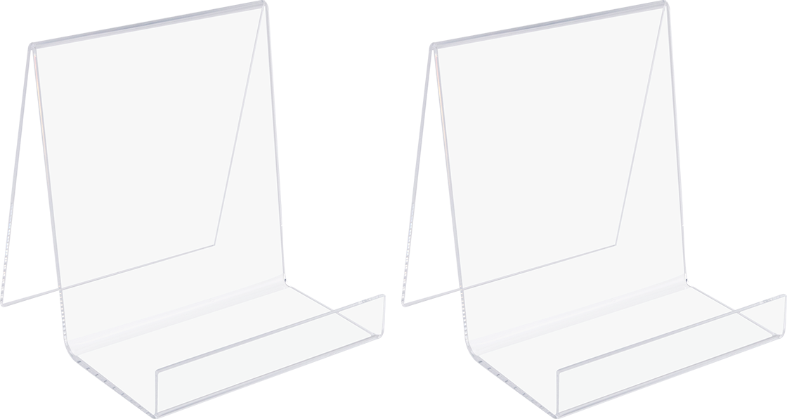 5 1/2" x 6" Clear Acrylic Easel - Pack of 3