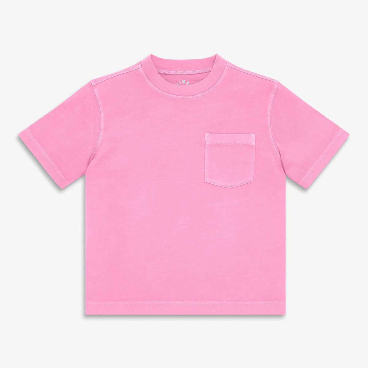 Kids garment-dyed easy pocket tee