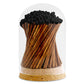 4" Matches in Premium Glass Cloche - Color of Your Choice