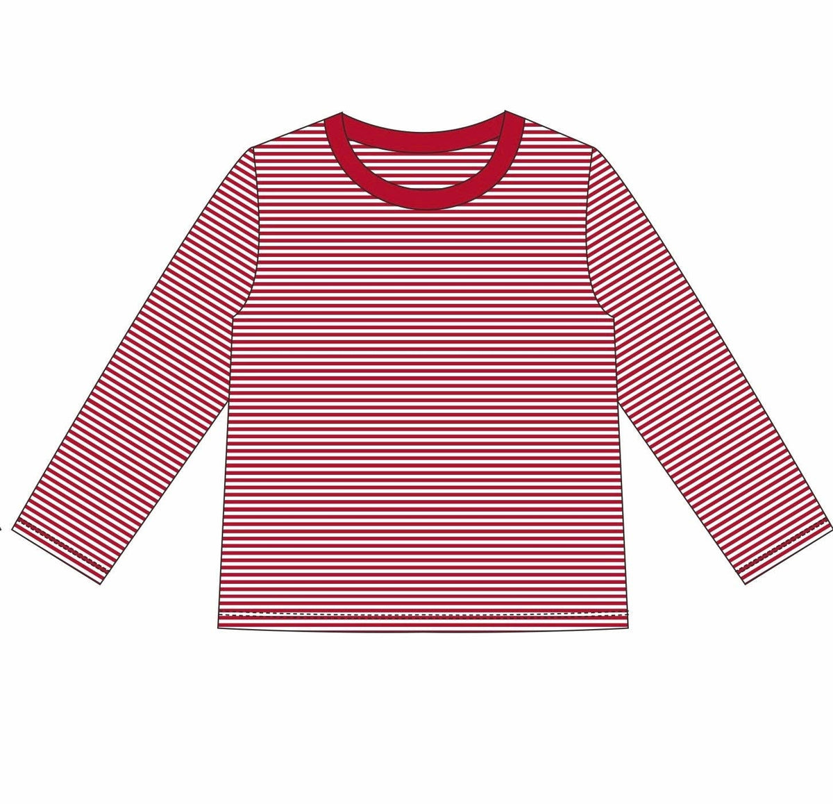 Knit Stripe Long Sleeve Shirt - BOLD Colors