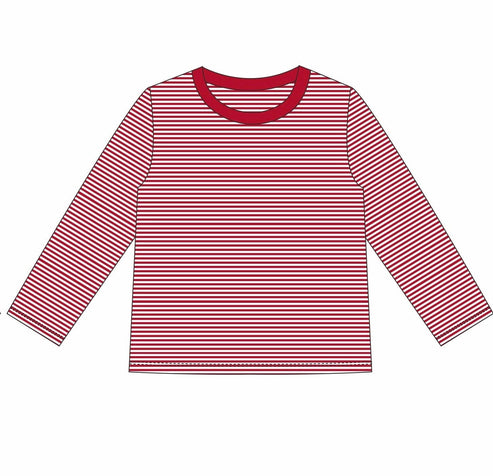 Knit Stripe Long Sleeve Shirt - BOLD Colors
