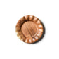 Fundamental Wood Ruffle Salad Plate