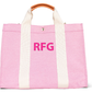 "Taylor" Pink Tote (Personalizable)