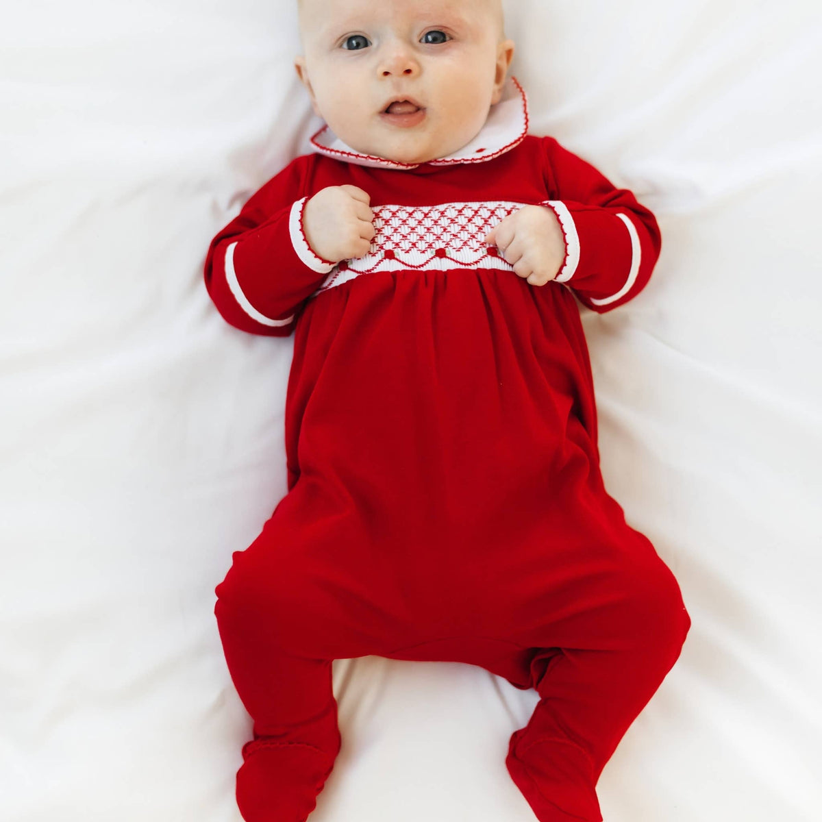 Millie Smocked Footie