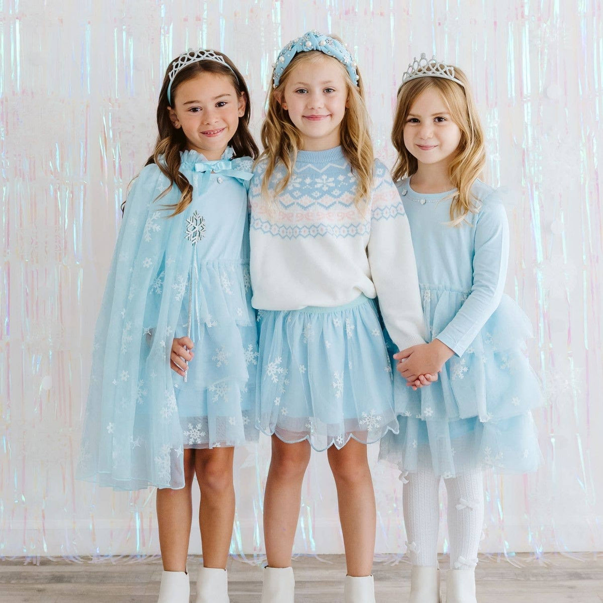 Snowflake Gemstone Headband - Hair Accessories - Winter