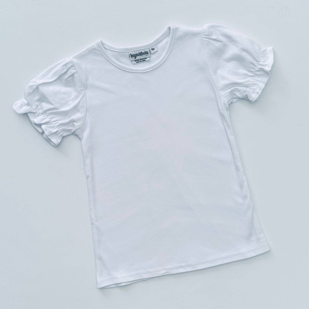 Girl Short Sleeve - White