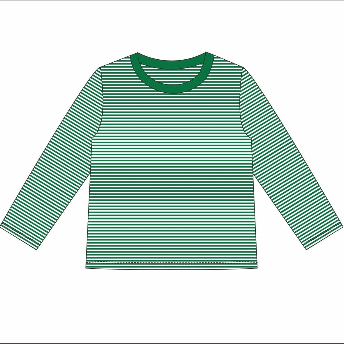 Knit Stripe Long Sleeve Shirt - BOLD Colors