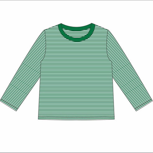 Knit Stripe Long Sleeve Shirt - BOLD Colors