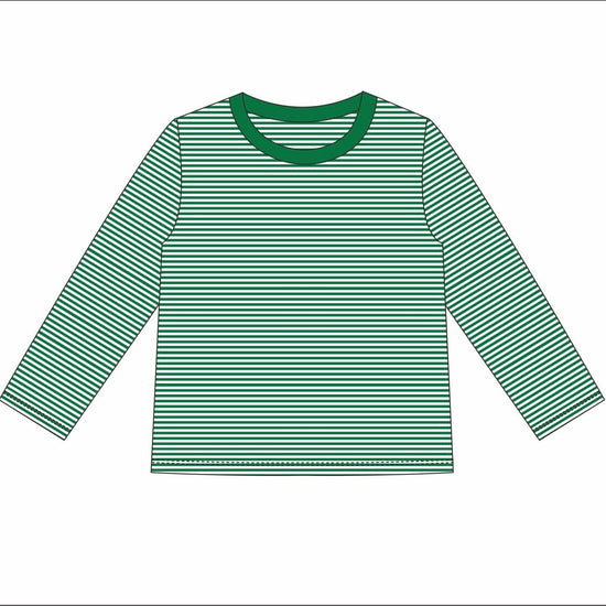Knit Stripe Long Sleeve Shirt - BOLD Colors