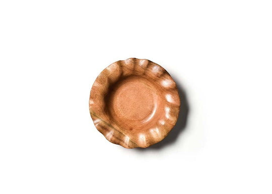 Fundamental Wood Ruffle Small Bowl